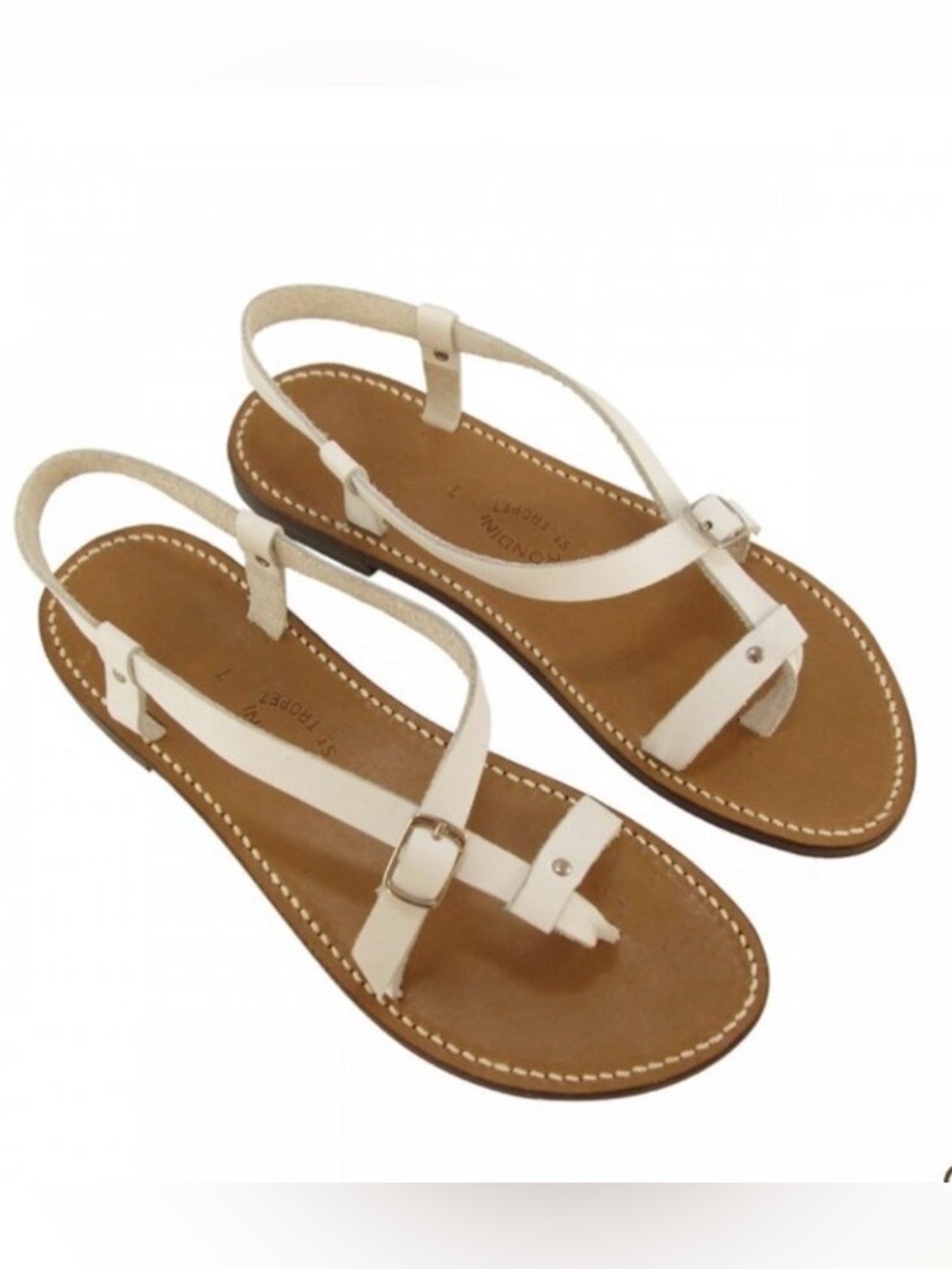 Rondini Serpent Sandals | White | Sz 12